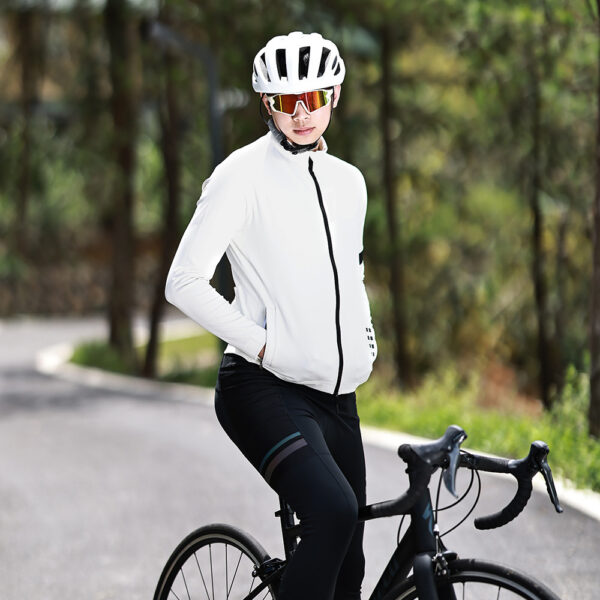 2023 New Autumn And Winter Cycling Clothing Men's Windproof Cold Padded Splicing Jacket Jacket - Image 2