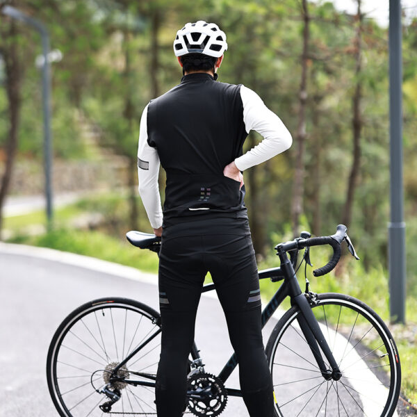 2023 New Men's Autumn And Winter Cycling Clothing Windproof Warm Splicing Jacket Jacket - Image 2