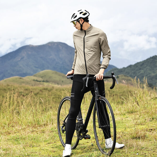 2023 New Outdoor Mountain Bike Cycling Clothing Men's Slim Waterproof Long-Sleeved Trousers Suit - Image 3