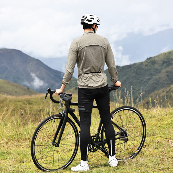 2023 New Men's Outdoor Mountain Bike Riding Long-Sleeved Slim Waterproof Windbreaker Jacket - Image 3