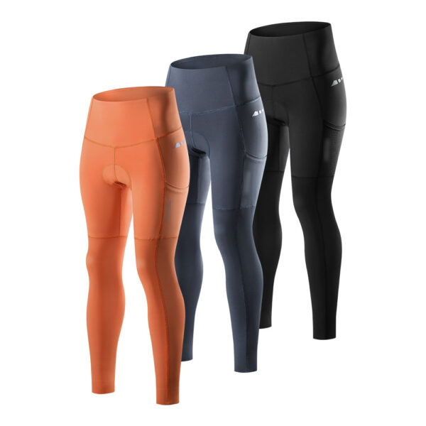 2023 New Women's Outdoor Sports Elastic Slim Comfortable Breathable Bike Cycling Clothing Trousers - Image 5