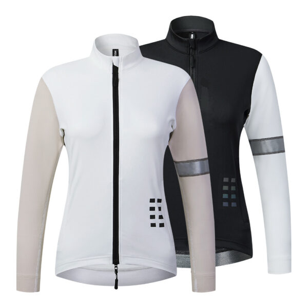 2023 Neue Frauen Herbst und Winter Mountainbike Reiten Kleidung warm winddicht kalt Splei?en Jacke – Bild 5