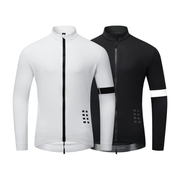 2023 New Autumn And Winter Cycling Clothing Men's Windproof Cold Padded Splicing Jacket Jacket - Image 5