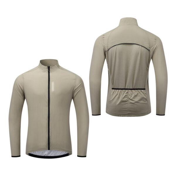 2023 New Men's Outdoor Mountain Bike Riding Long-Sleeved Slim Waterproof Windbreaker Jacket - Image 5
