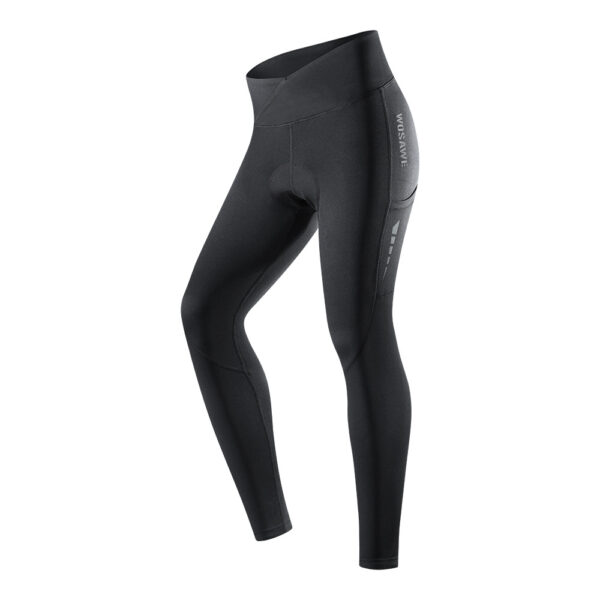 2023 New Women's Autumn and Winter Bicycle Cycling Pants Padded Windproof and Warm Cycling Pants - Image 4